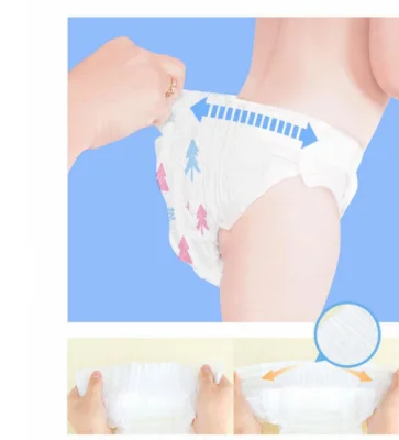 Free 2pcs 50pcs Baby diaper Breathable Ultra thin and dry Unisex S M L XL XXL Tape