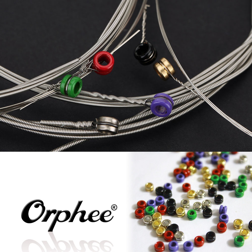 [ammoon]quà bí mật 【Ready Stock】Bộ Dây Đàn Guitar Điện Orphee RX15 6 Chiếc (.009-.042) Căng Thẳng Siêu Nhẹ