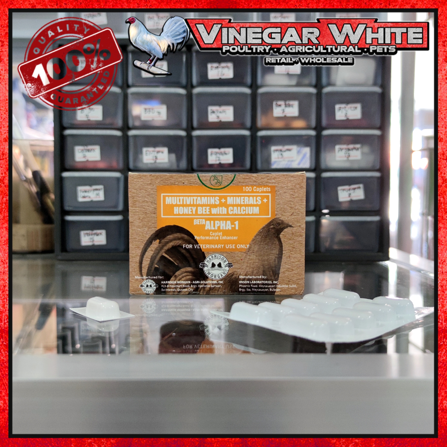 Beta Alpha-1 Multivitamins Minerals Honey Bee with Calcium