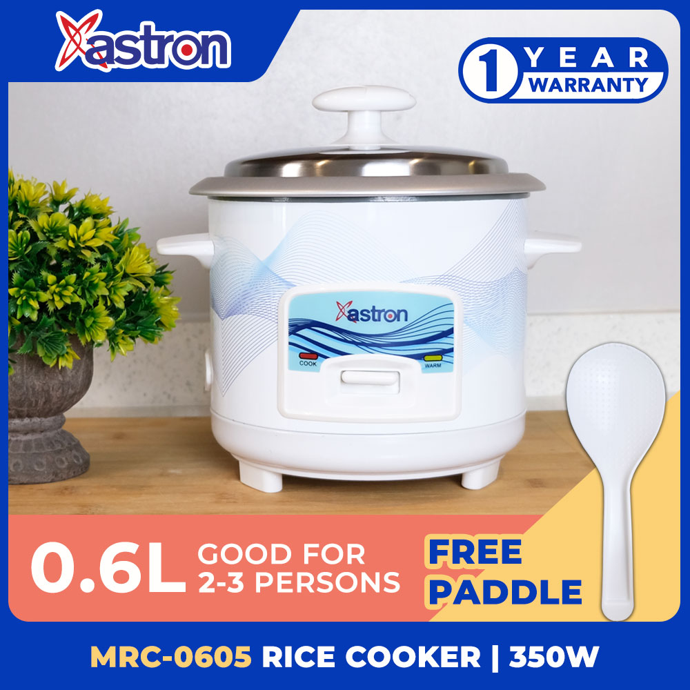 Astron MRC0605 0.6L Rice Cooker 3 cups 350W 23 persons free