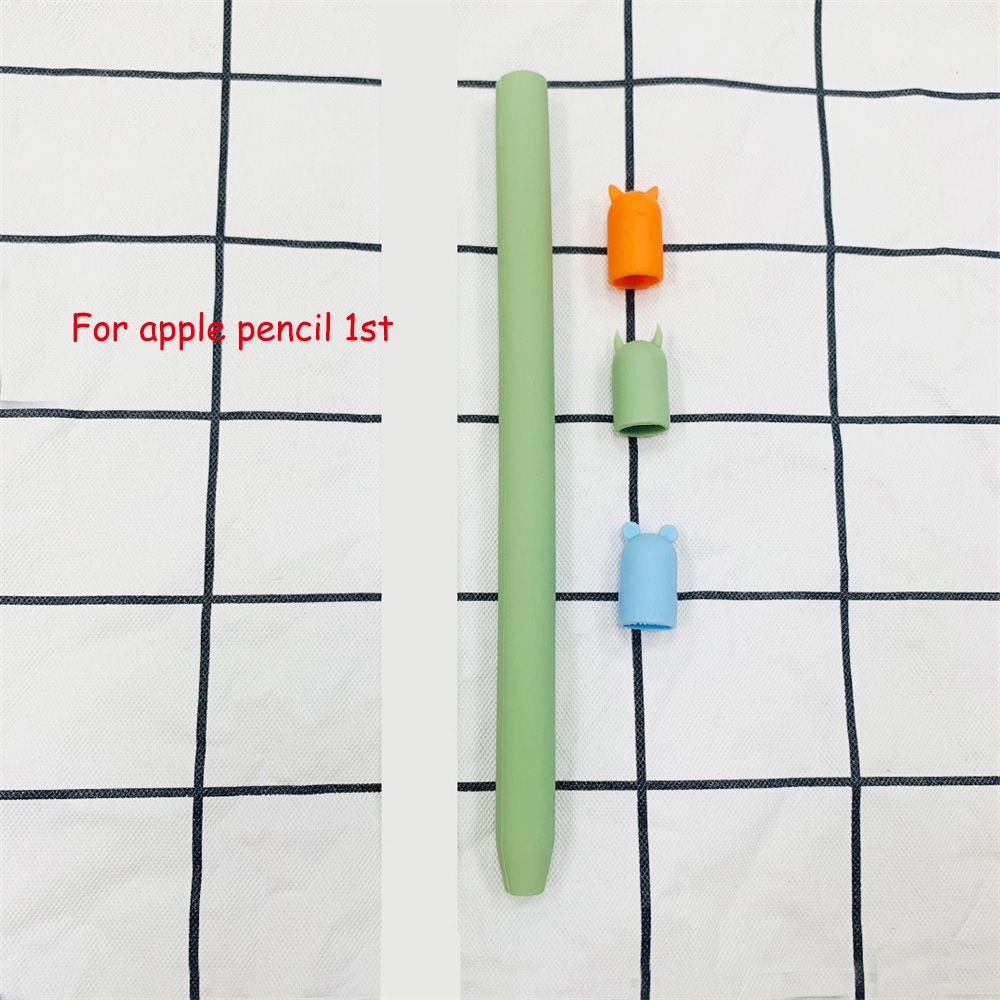 MSRC Chống rơi Đối với Apple Pencil 1 2 Da bút chì Chống trượt Vỏ chống xước Đối với Apple Pencil Case Vỏ bút cảm ứng Vỏ bảo vệ