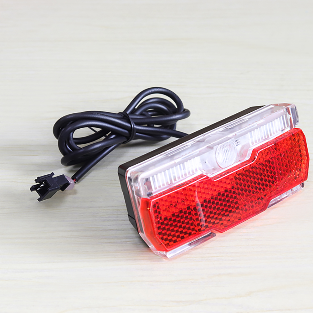 WEXPIORE Ebike Rear Light Electric Bicycle Taillight Input 12V 24V 36V