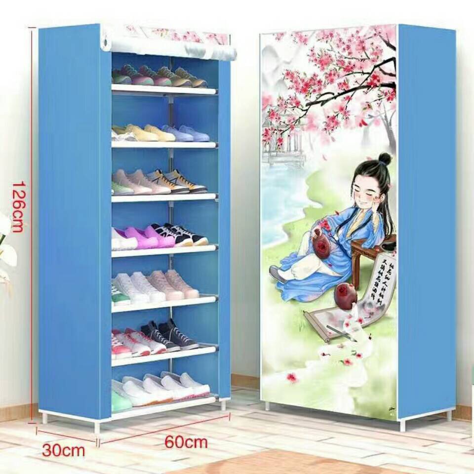 Magic Union Non Woven Shoe Cabinets 7 Tier Shoes Rack Stand For Shoes Organizers Living Room School Bedroom Storage Furniture Lazada Ph