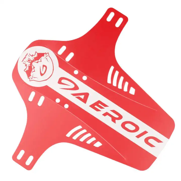 red mtb mudguard