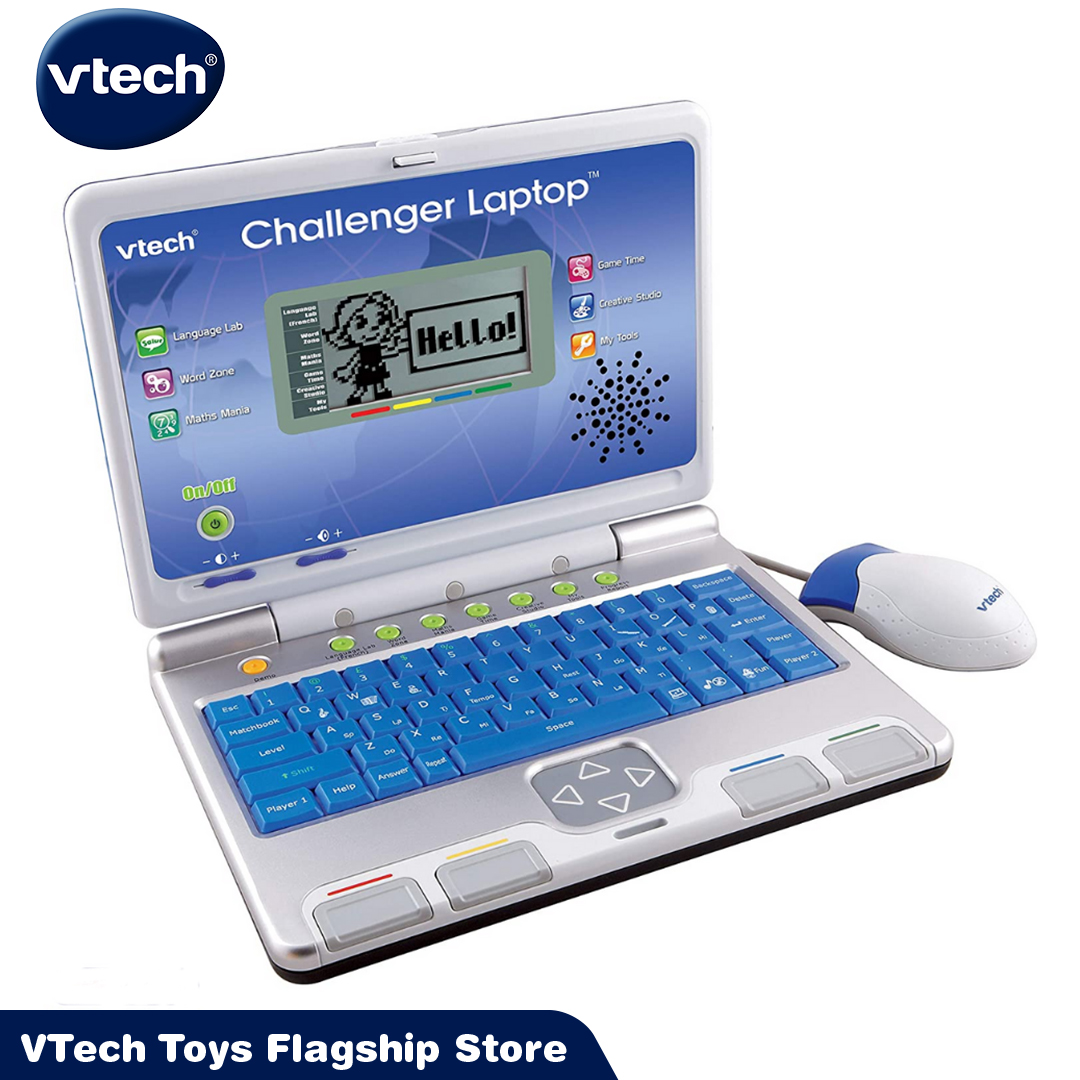 Vtech Challenger Laptop Blue Laptop For Kids 4 Years Old Lazada PH