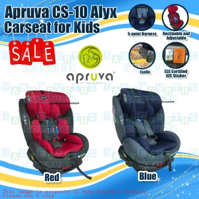 Apruva CS-10 Alyx Car Seat with Isofix for Baby Group I - III