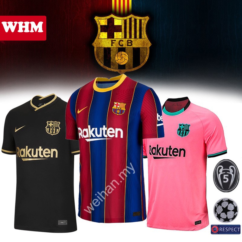 웃 Top Quality 2020-21 home FC Barcelona Jersey Barca Football Jersey #10 MESSI  Men Awa