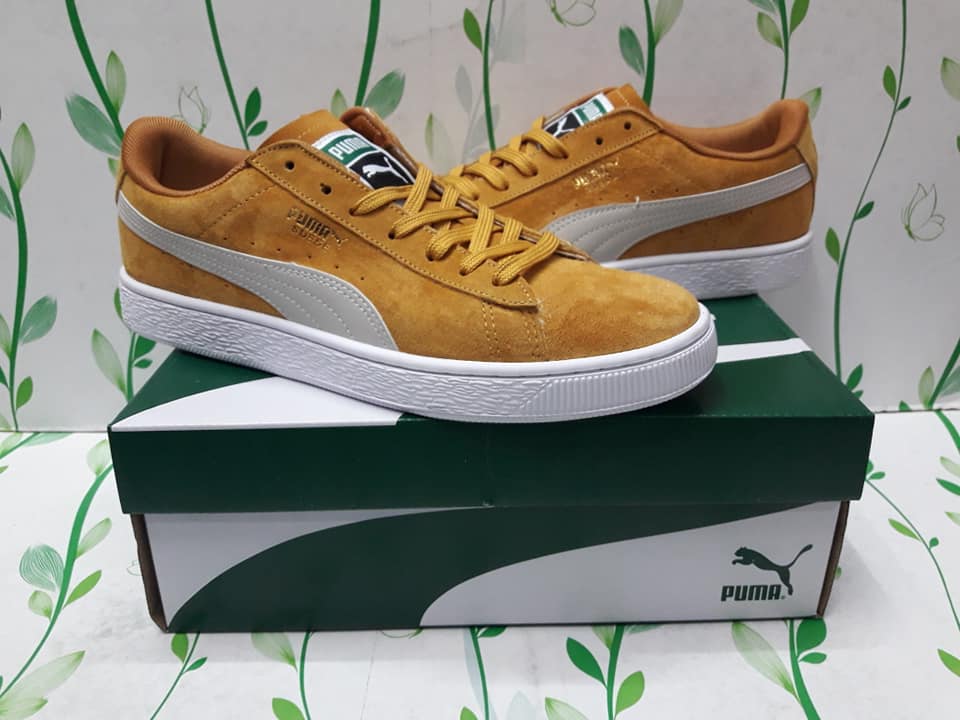 puma suede brown