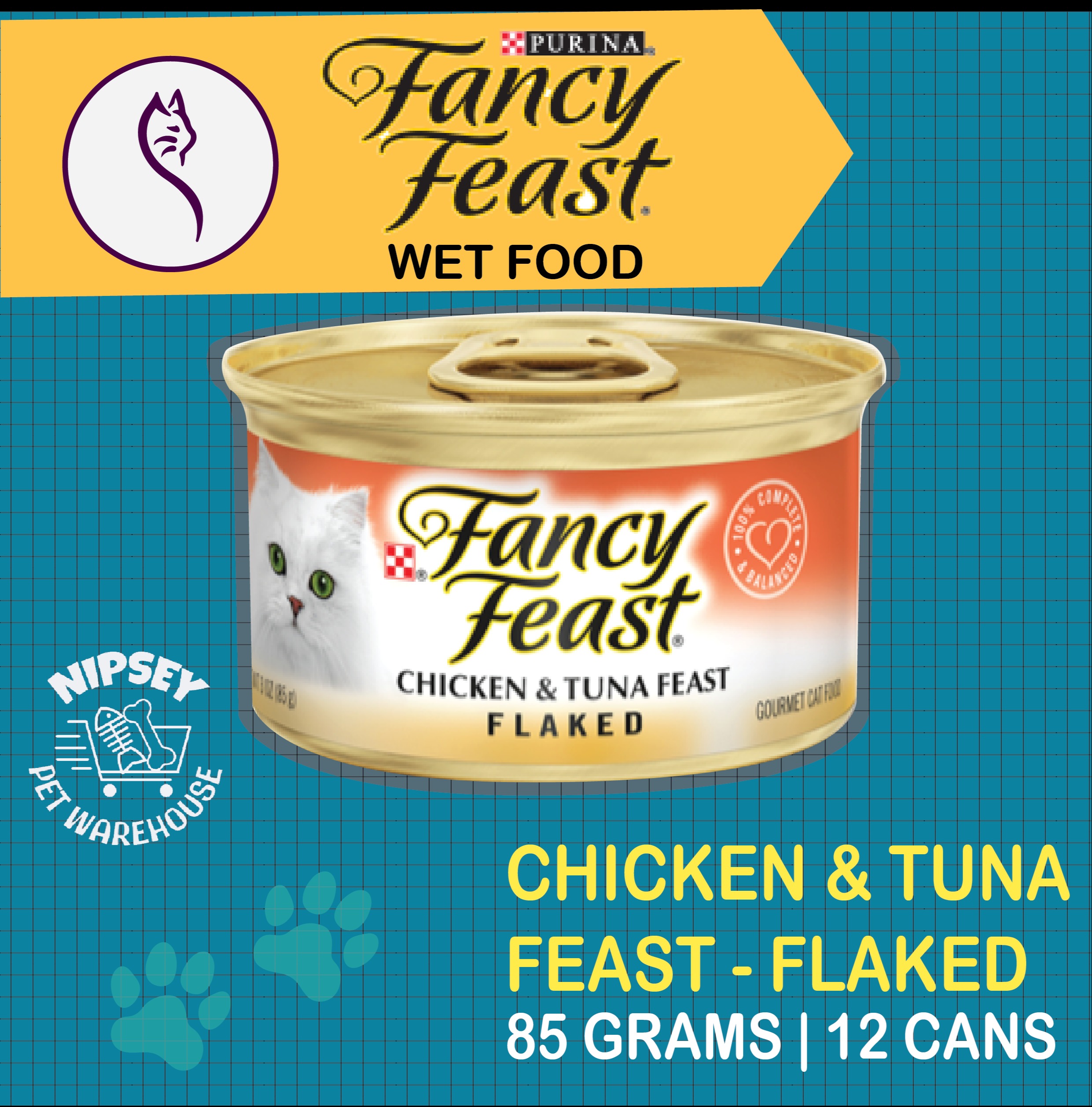fancy feast flaked