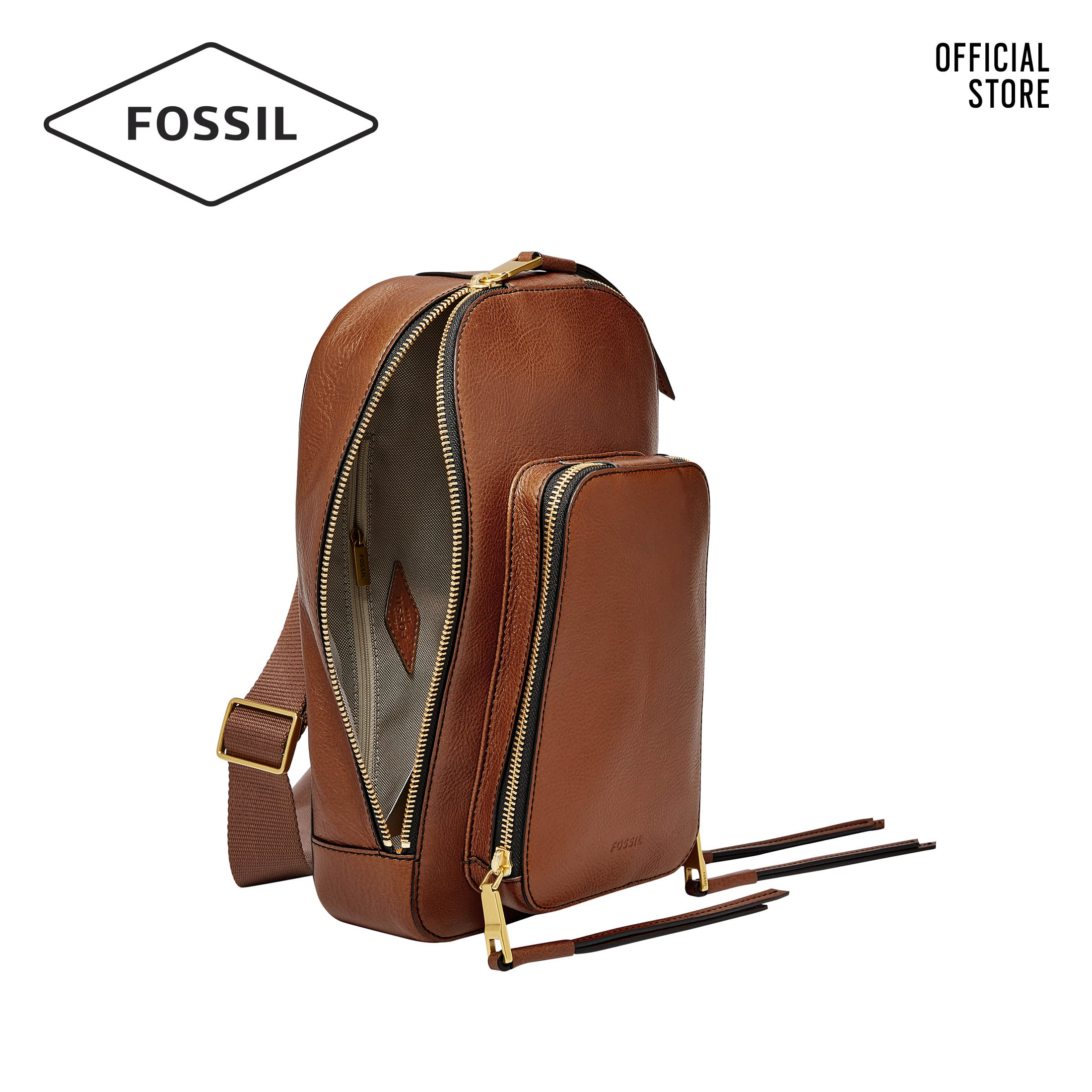 fossil dove sling pack