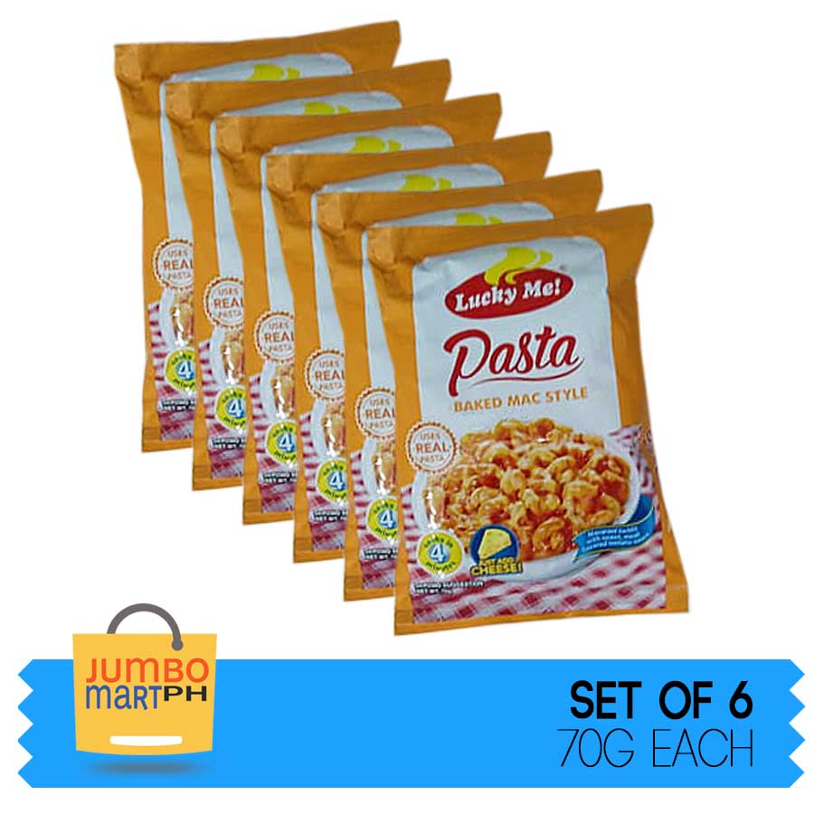 LUCKY ME INSTANT BAKED MACARONI CHEESE 70G ubicaciondepersonas.cdmx