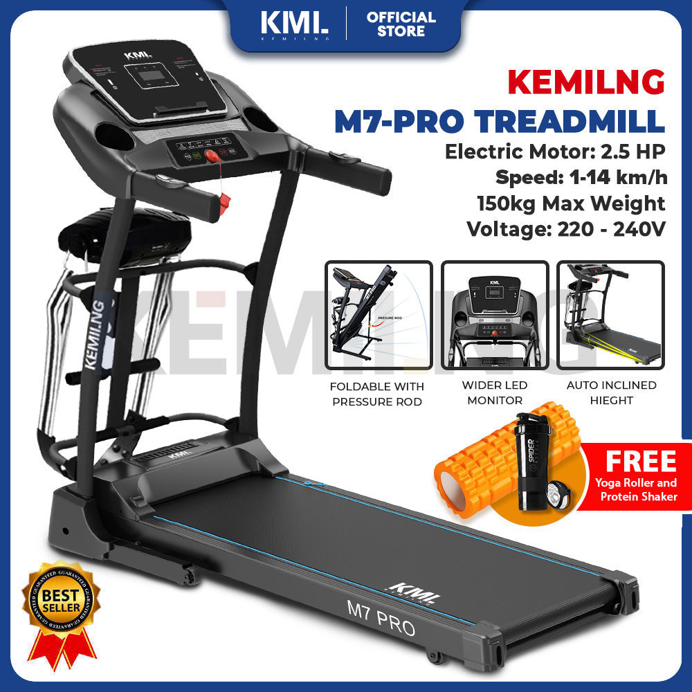 KEMILNG M7 PRO Treadmill with HP Motor, Electric Treadmill