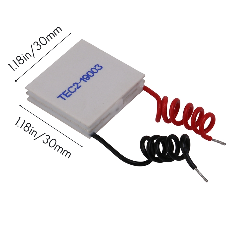 TEC2-19003 Thermoelectric Cooler Peltier 30X30mm 19003 Double Elements Module Electronic Cooling Sheet