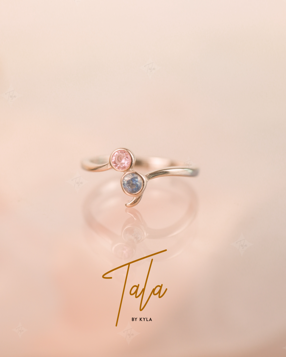 TALA by Kyla To You Inspired Carats Semicolon Ring SVT Seventeen