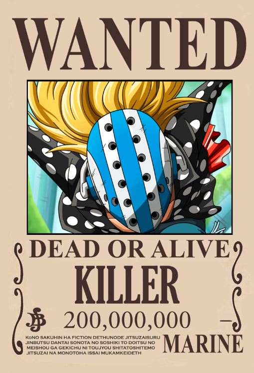 High Quality Print Worst Generation One Piece Wanted Poster Waterproof And Fade Proof Material Lazada Ph