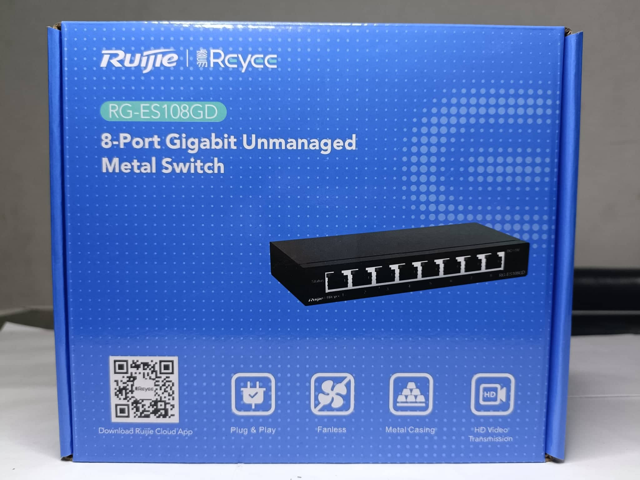 Ruijie Rg Es108gd 8 Port Gigabit Unmanaged Metal Switch Lazada Ph 3881