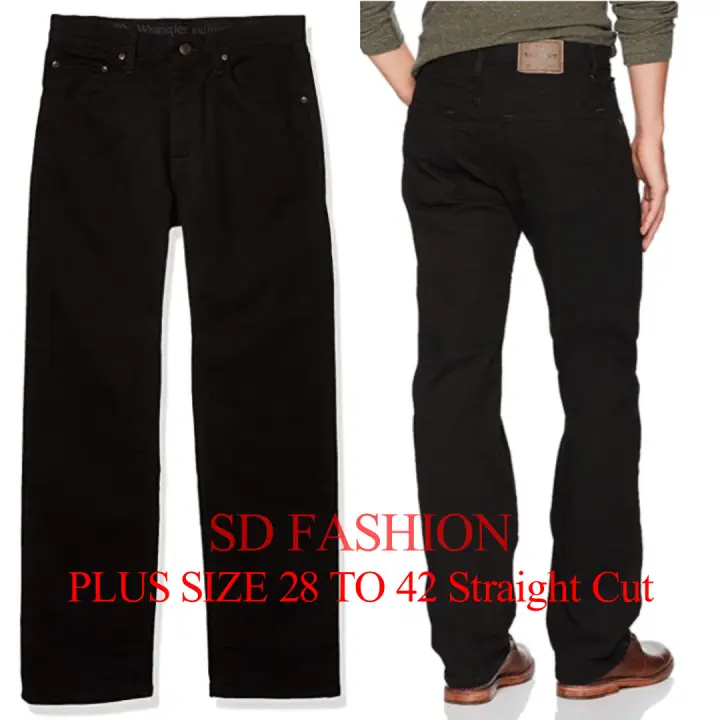 black jeans 42 waist