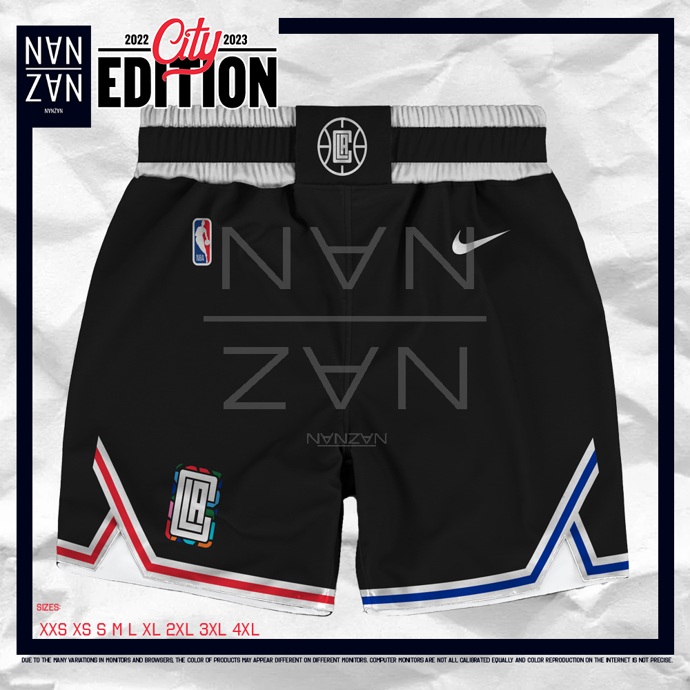 NANZAN City Edition NBA Los Angeles Clippers Jersey 2022 Full Sublimation  Premium Dryfit