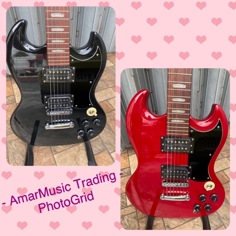 Ericson SG Electric Guitar FREE PADDED BAG, CORD, STRAP Lazada PH