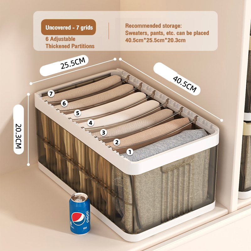 Clothes Organizer Removable Divider Separation Box Multi-Purpose ...