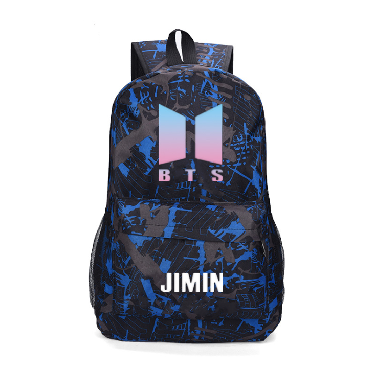 Buy JINJU KPOP BTS Jimin Suga Jin Taehyung V Jungkook Korean Backpack  Casual Backpack Daypack Laptop Bag College Bag School Bag at