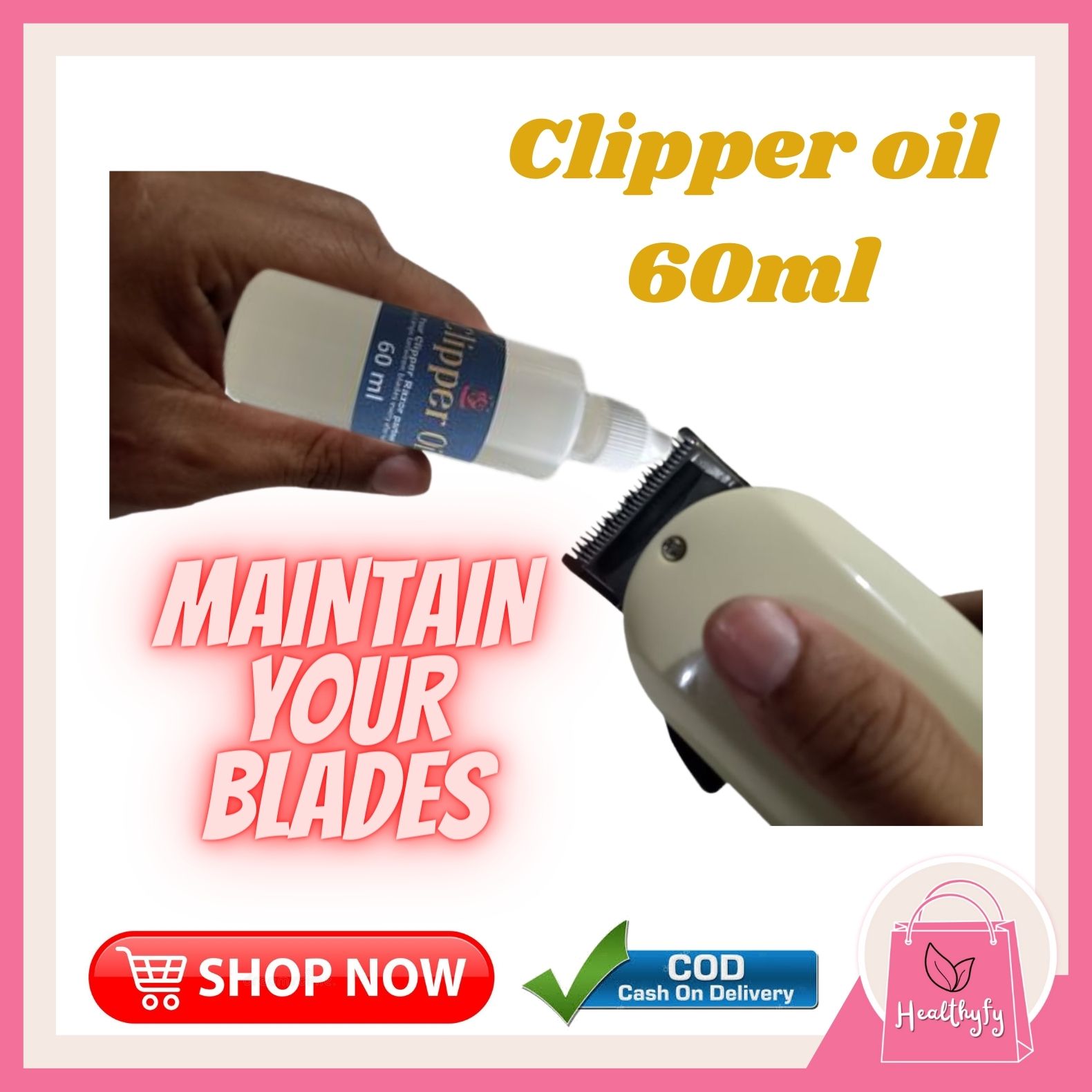 [HEALTHYFY] Lubricating oil for Razor/ Clipper Hair Razor Oil Lubricant Oil Razor Electric Razor