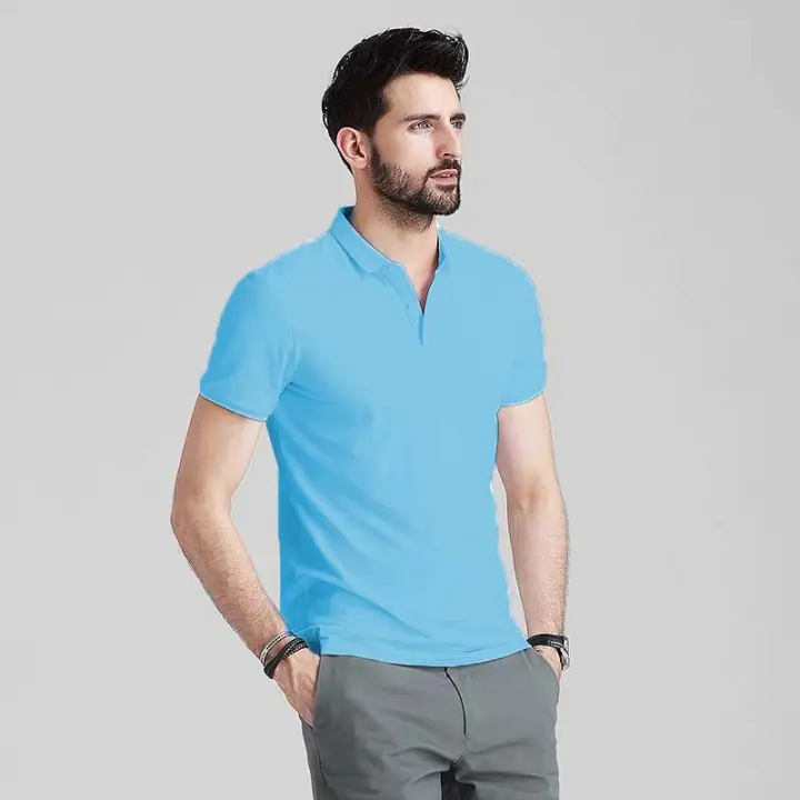 columbia blue polo shirts