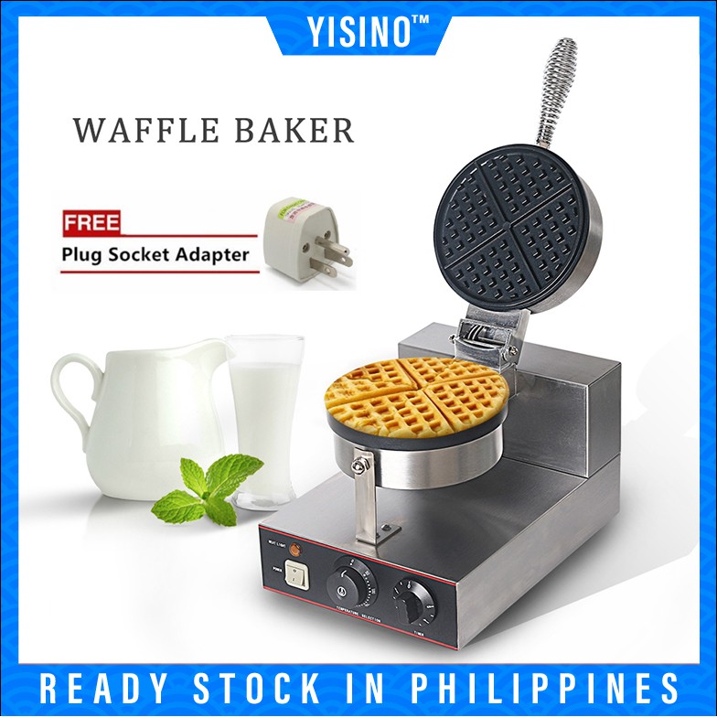 Single Head Dual Head Electric Waffle Maker Temperature Adjustable