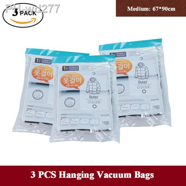 Hanging Closet Vacuum Storage Bags Medium and Large Szie Organizer
