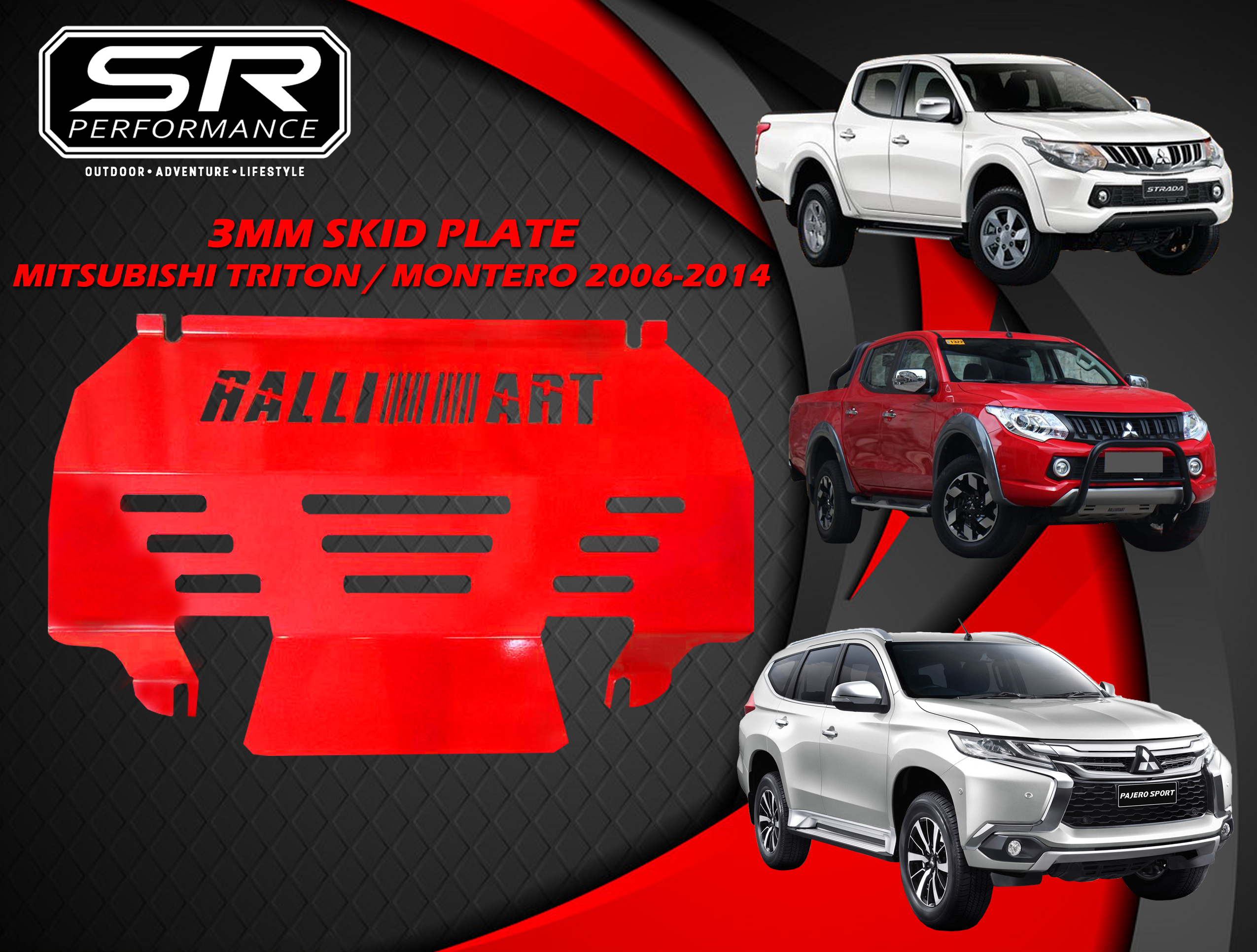 SR Skid Plate Mitsubishi Triton/Montero 20152019 3mmc Lazada PH