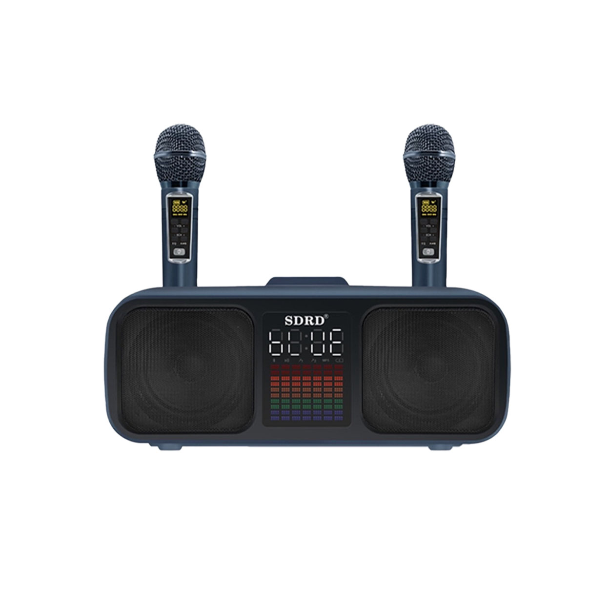 New!!!! SDRD 318 Wireless Bluetooth Dual Microphone Karaoke