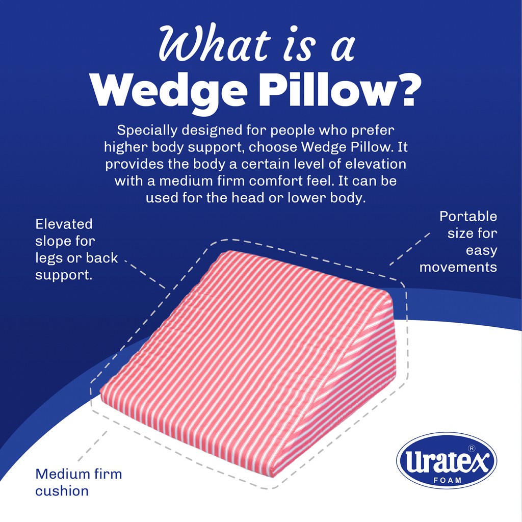 lazada uratex wedge pillow