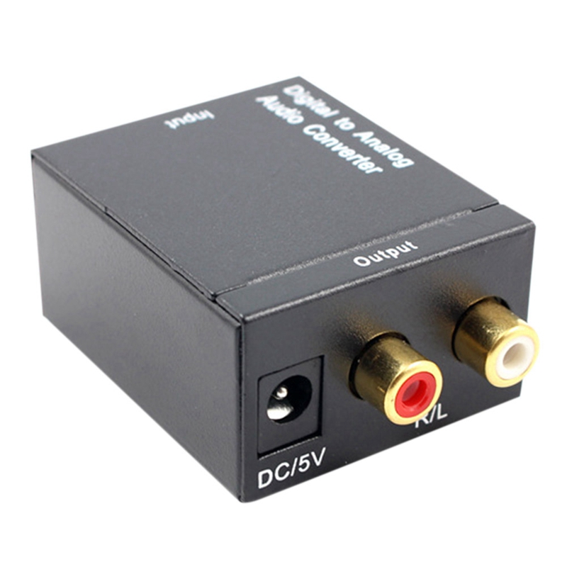 Digital to Analog Converter DAC Digital SPDIF Toslink to Analog Stereo