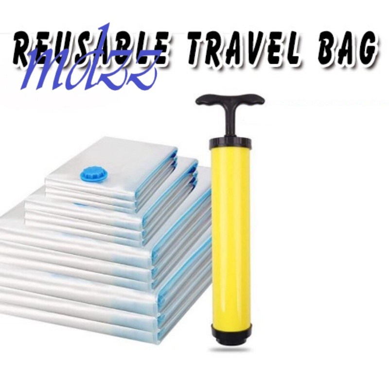 Travel Storage Resealable Vacuum Bags Bag Compressed Lazada PH