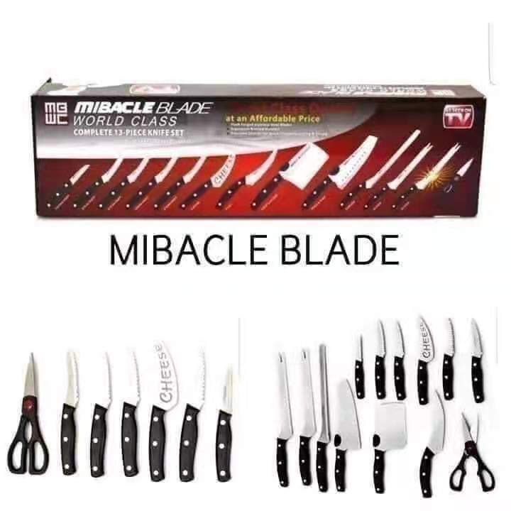 Miracle Knife Blade 13 pieces Complete Knife Set Lazada PH