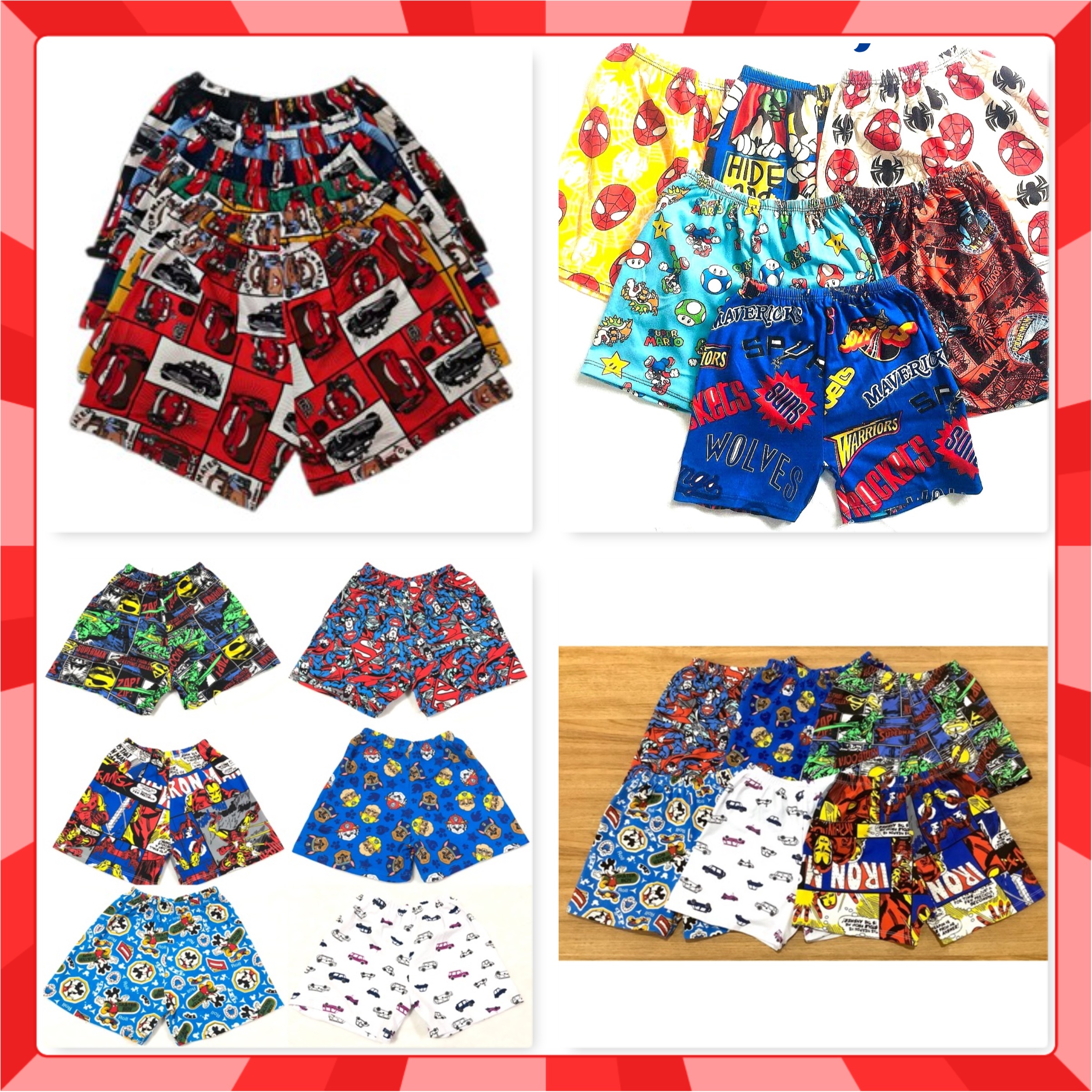 nike cartoon character shorts