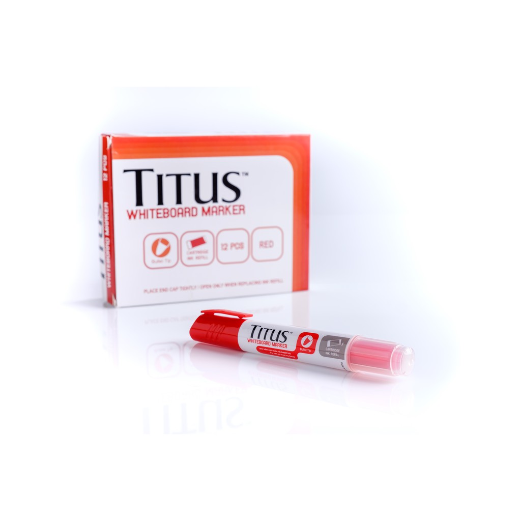 12pcs Titus Whiteboard Marker Cartridgetype Lazada PH
