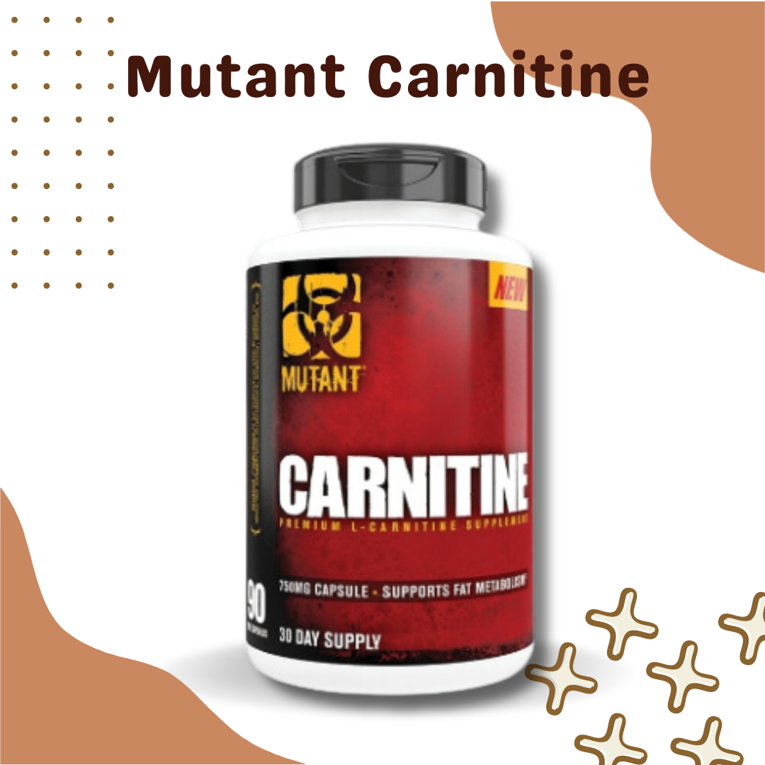 Mutant CARNITINE, Fat Burner, L Carnitine Supplement, 90 Capsules