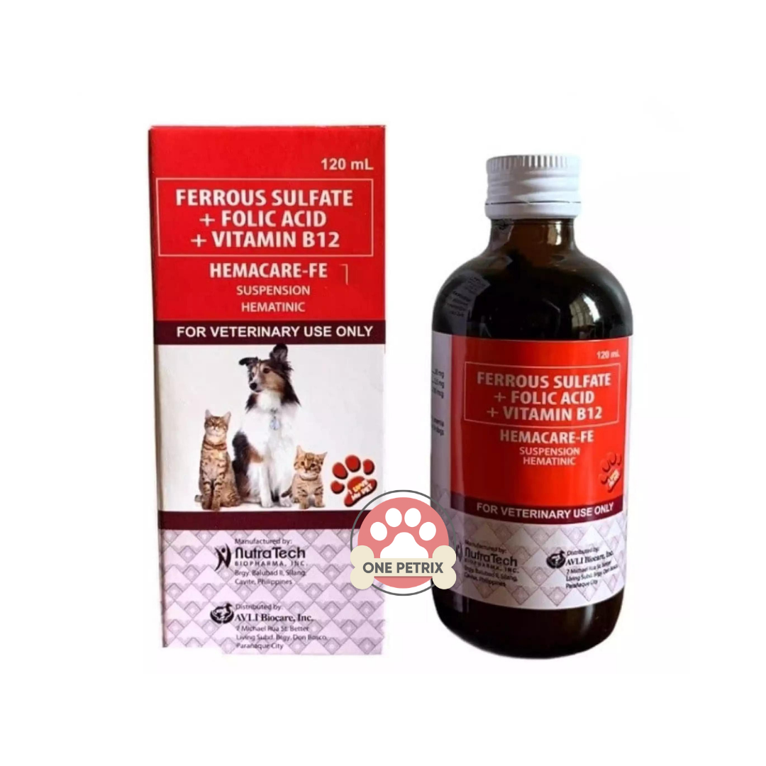 HemacareFE Suspension Iron Supplement for Dogs and Cats(Ferrous