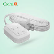 Omni Dual Portable Extension Cord Set 6 Meter Wire