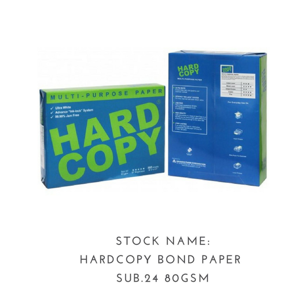 Ehard Copy Bond Paper Sub24 80gsm Lazada Ph 6143