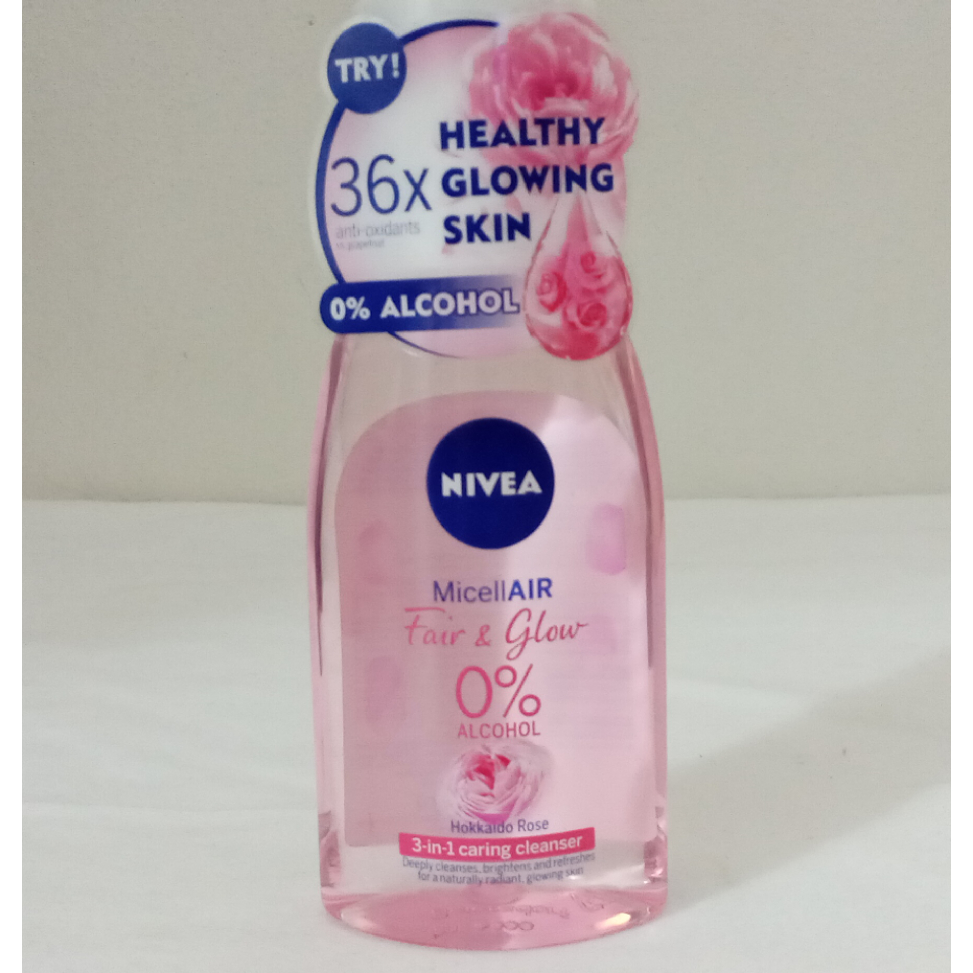 micellar water nivea hokkaido rose