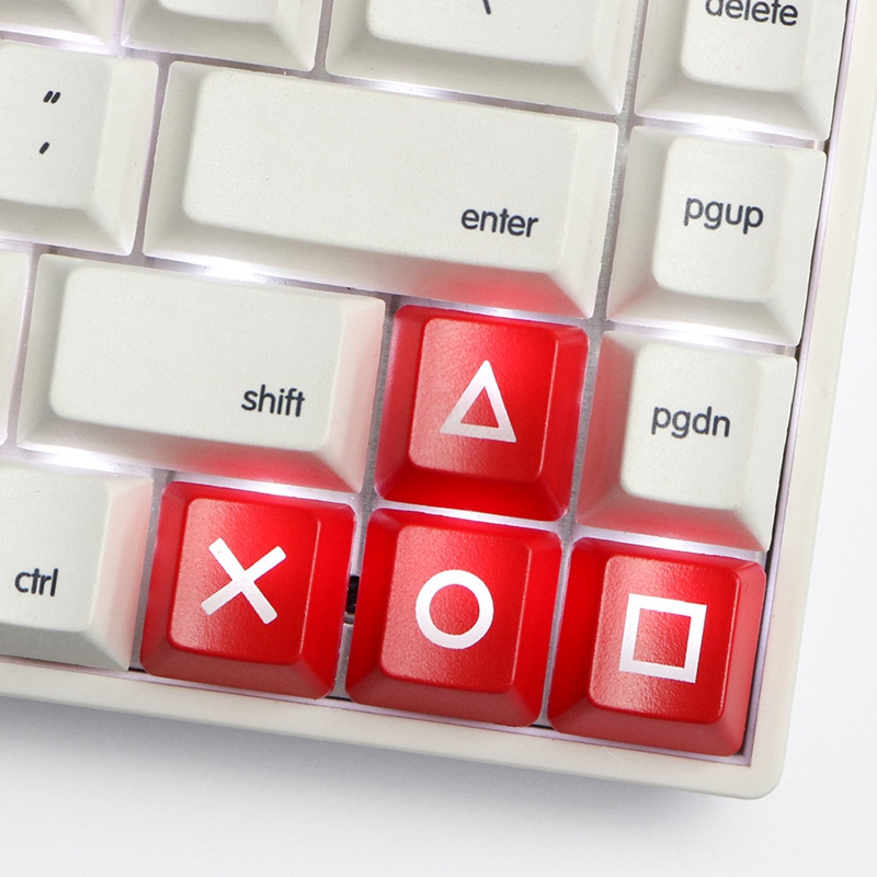 Keys Cap Up Down ,Mechanical Keyboard Pbt Keycap Ps4 Button Key Wasd Dye Sub Tech R4 R3 R2 R1