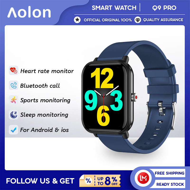 Aolon Q9 PRO 2022 Smart Watch Men Women Fitness Tracker Bracelet Watch  Bluetooth Call Waterproof Sport Smartwatch For Android IOS | Lazada PH