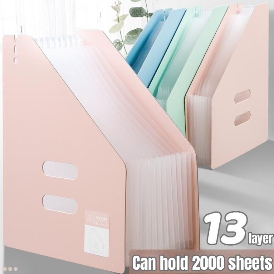 Expanding File Folder A4/A3 Folder Organizer 8 Pockets Clipboard With