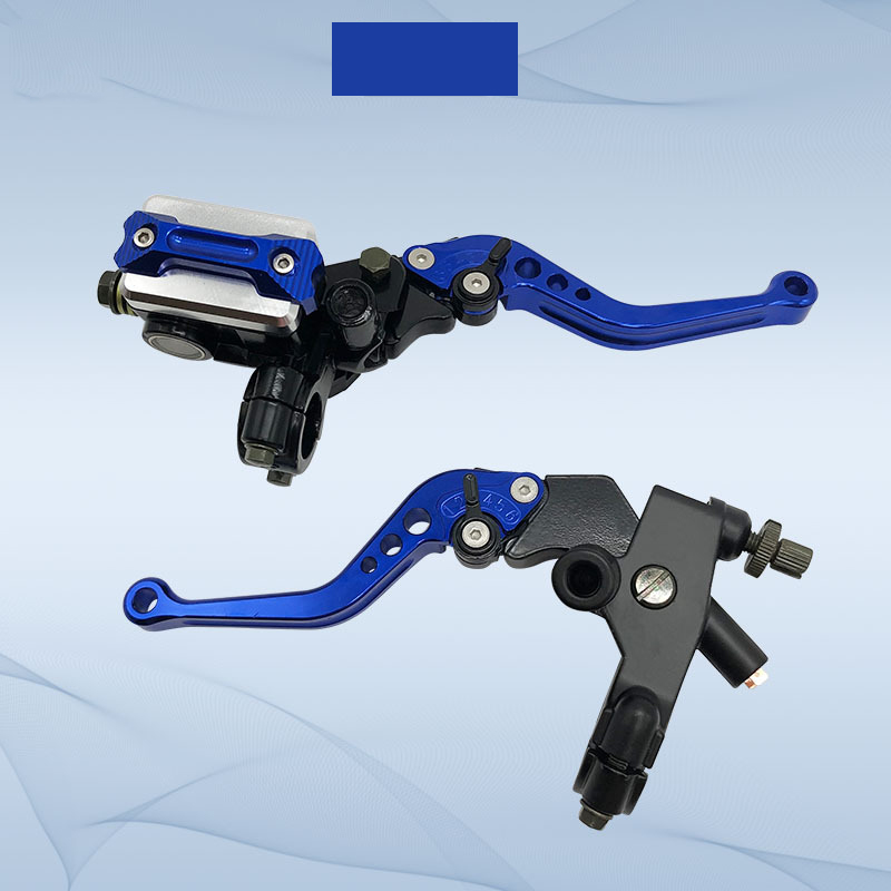 Universal 7/8" Motorcycle CNC Brake & Clutch Master Cylinder Reservoir Lever Set