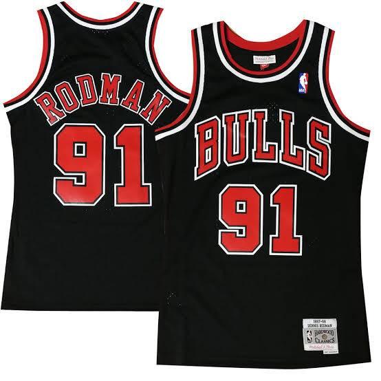 chicago bulls jersey no 91