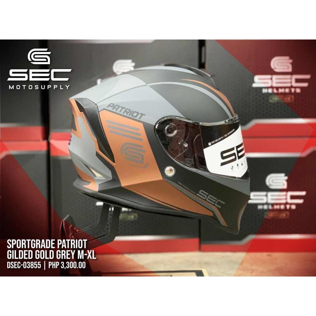 sec helmet single visor