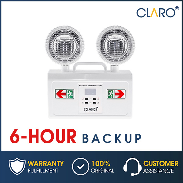 COMBO EMERGENCY LIGHT & EXIT SIGNS 6 HOURS BACK UP Lazada PH