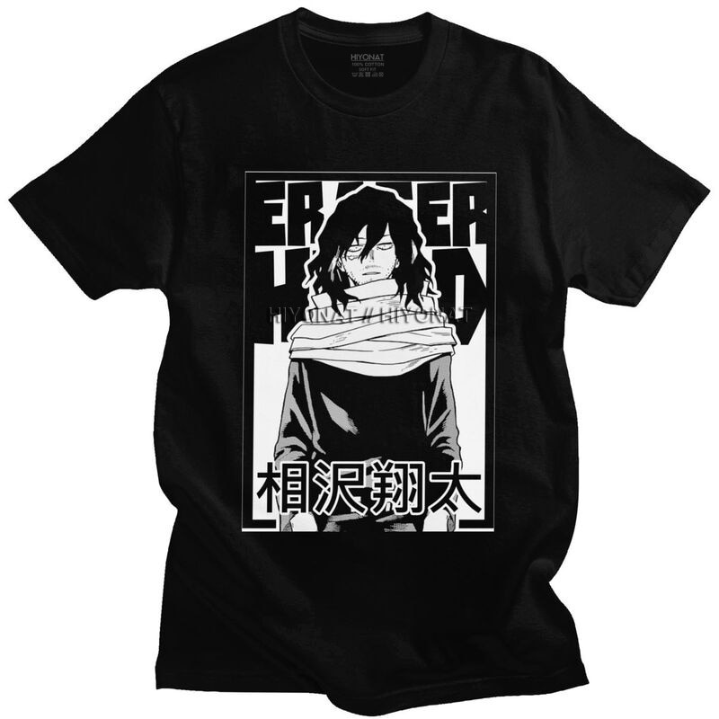 My Hero Academia Aizawa Shouta Tshirt Men Print T Japanese Anime Manga  Tshirt Cotton Tees Gift Idea | Lazada PH